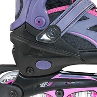 Patins à roulettes à 4 roues détachables et lumineux pour adultes, enfants, garçons et filles, réglables, professionnels, pour slalom, en plein air