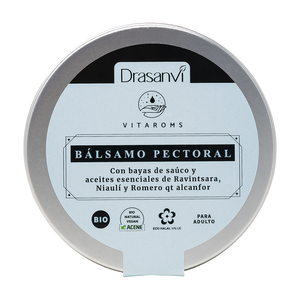 Baume pour la poitrine Vitaroms Drasanvi 75 ml, huile essentielle pour adultes - Product Image 1