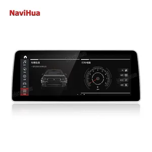 Navihua 12.3นิ้วสำหรับ BMW 3 Series F30 EVO Android12 6 + 128GB เครื่องเล่นดีวีดีในรถยนต์ระบบ GPS หน้าจอมัลติมีเดียอัพเกรดใหม่