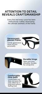 Gafas Inteligentes con IA 2025, con Cámara para Fotografía, Grabación de Video, Reproducción de Audio, Asistente de <span class=keywords><strong>Chat</strong></span> con IA, Bisagras Duraderas - Product Image 4