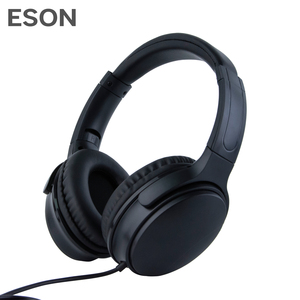 ESON Écouteurs filaires pliables à réduction <span class=keywords><strong>de</strong></span> <span class=keywords><strong>bruit</strong></span> active avec prise jack 3.5mm pour les voyages en avion - Product Image 1