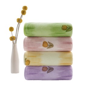 Toallas de Felpa Coral Kim Ryan de 34x74cm, Toallas Faciales Suaves y Absorbentes con Estampado para Uso Doméstico - Product Image 5