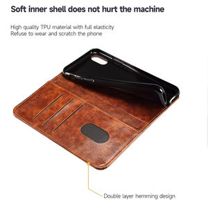 <span class=keywords><strong>เคส</strong></span>โทรศัพท์หนัง PU แบบพับได้ ป้อง<span class=keywords><strong>กัน</strong></span>แรงกระแทก พร้อมช่องใส่บัตร สำหรับ 14 <span class=keywords><strong>Pro</strong></span> Max (หลายสี) คุณภาพระดับมืออาชีพ - Product Image 5