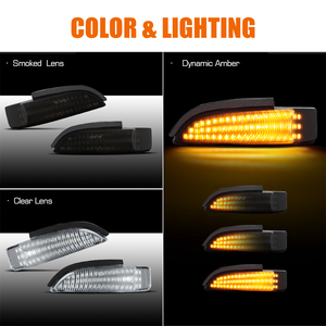 Luz Intermitente Secuencial Ámbar para Espejo Lateral, para Toyota <span class=keywords><strong>YARIS</strong></span> CAMRY/<span class=keywords><strong>HYBRID</strong></span>, Lámparas Indicadoras de Señal de Giro para Espejo, Venta al Por Mayor - Product Image 2