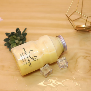 Botella de PET Vacía de 350 ml, 500 ml, 700 ml, con Tapa, Botella Transparente para Té Boba, para Bebidas Frías DIY - Product Image 4