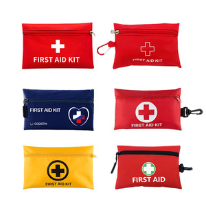 Trousse de premiers soins de survie de voyage personnalisée Firstime, petite trousse de premiers soins d'urgence pour les sports, le bureau, la maison, mini trousse de premiers soins - Product Image 3