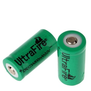 Siêu âm CR123A 3V có thể sạc lại pin <span class=keywords><strong>lithium</strong></span> 800mAh có thể sạc lại CR123A Pin - Product Image 1