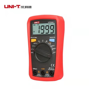 ยูไลด์ UT33A+ มัลติมิเตอร์แบบดิจิตอลแบบพกพาจอแสดงผล LCD 600V 10A II 600V ความปลอดภัยขนาดเล็กมัลติมิเตอร์อเนกประสงค์ - Product Image 1