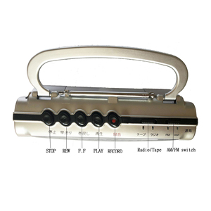 Bande <span class=keywords><strong>radio</strong></span> AM/FM Lecteur de cassettes à l'ancienne avec arrêt automatique Enregistreur <span class=keywords><strong>radio</strong></span> portable nostalgique <span class=keywords><strong>Radio</strong></span> portable - Product Image 5