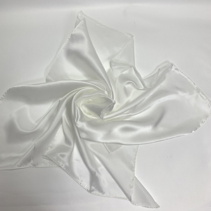 Sciarpa quadrata all'ingrosso sciarpa di raso di <span class=keywords><strong>seta</strong></span> 12mm sciarpa bianca per la pittura e la tintura - Product Image 2