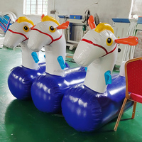 Jeux de Sport de plein air pour adultes, en PVC Durable, étanche à l'air, saut de Derby, chevaux de poney