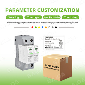 <span class=keywords><strong>Disjoncteur</strong></span> de protection contre la foudre GA8DA type 2 DC, 3 phases, <span class=keywords><strong>parafoudre</strong></span> 1000V, produit de mise à la terre, 40kA Imax - Product Image 3