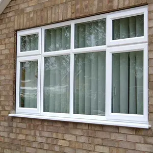 二重強化スライディングガラス窓住宅用防水窓