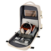 Sac à dos d'école décontracté de haute qualité avec logo imprimé, résistant à l'eau, pour ordinateur portable, avec port USB, en tissu Oxford, vente en gros