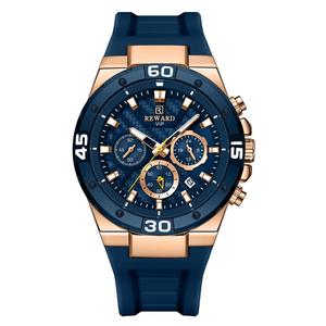 REWARD 83965 Fashion <b>Men's</b> <b>Watch</b> Quartz Casual Silicone Strap Automatic Date <b>Waterproof</b> Night Light Chronograph <b>Watches</b> <b>for</b> <b>Man</b> - Product Image 2