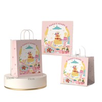 Sacs fourre-tout haut de gamme personnalisés en papier kraft biodégradable, imprimés offset, adaptés aux aliments, pour boulangeries, pâtisseries et emballages cadeaux