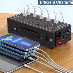 Multi USB caricatore rapido LED indicatore 30 porte USB 2.4A Cargador di ricarica per <span class=keywords><strong>Smartphone</strong></span> Tablet <span class=keywords><strong>iPhone</strong></span> 12 13 14 Samsung Ipad - Product Image 4