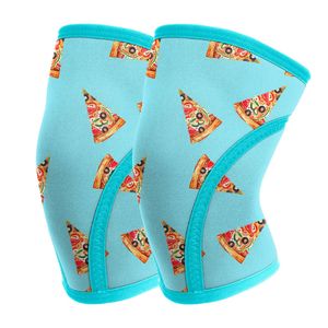 Rodilleras de compresión rígidas de nailon y algodón grueso para levantamiento de pesas y gimnasio, personalizables con logo, al por mayor, para multideporte - Product Image 3