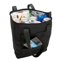 Sacs isothermes pliables en PP recyclé non tissé pour vin et bière, motif lettres, logo personnalisé, imperméables pour déjeuner et pique-nique