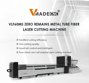 Accurate Results 1000w 1.5kw 2kw 3kw Cut 160mm Pipe Fiber Tube Laser Cutting Machine for Tubular Metal