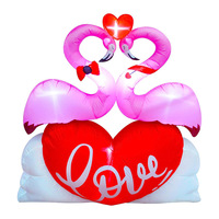 Nouveau modèle d'ours en peluche gonflable en PVC personnalisé pour la Saint-Valentin, durable, pour la décoration de centre commercial, la confession d'amour, l'ambiance photo