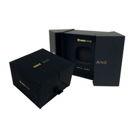 Boîte à bijoux personnalisée avec tiroir et insert en mousse EVA, dorure à chaud, fabricant de boîtes à bijoux personnalisées