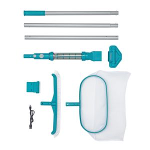 <span class=keywords><strong>Kit</strong></span> de Limpieza de Fregaderos <span class=keywords><strong>Bestway</strong></span> 58831 con Aspiradora de Piscina Recargable, Novedad 2025, Herramientas y Accesorios de Limpieza de Piscinas de Primera Calidad - Product Image 1
