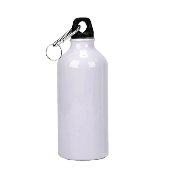 2023 Kunden spezifischer Logo-Druck 600ml Sublimation Radsport-Aluminium-Sport flasche für Wasser mit Öffner-Schlüssel bund deckel