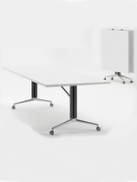 Table de bureau pliable et mobile, bureaux et chaises, salle de conférence de formation, table longue