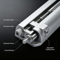 Dispositif de positionnement pour ferme-porte, amortisseur de fermeture de porte, appareil de fermeture automatique de porte, grand dispositif automatique domestique