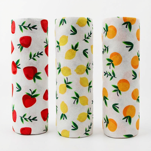 कस्टम डिस्पोजेबल रसोई मुद्रित माइक्रोफाइबर सफाई तौलिया के लिए रोल में एक रोल में एक रोल में एक रोल में - Product Image 1