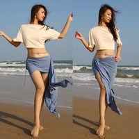 Dpwn999 Costume de danse orientale arabe sexy Tribal Gypsy Circle Skirt Set Dancing Costumes Outfit Top Bra Hip Scarf Skirt OEM
