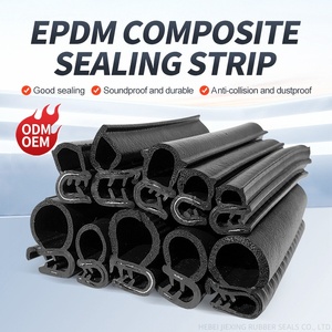 <span class=keywords><strong>Burlete</strong></span> de canal U, tira de goma anticolisión para puerta de coche, tira de sellado de tres compuestos Epdm - Product Image 5