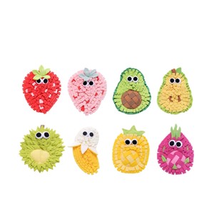 Tapis de renifflement pour animaux de compagnie (chiens et chats) à motif fruits, gamelle interactive de distribution lente pour la réduction du stress et la stimulation sensorielle - Product Image 3