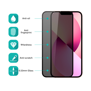 Protection d'écran pour <span class=keywords><strong>iPhone</strong></span> 15, protection d'écran en verre pour <span class=keywords><strong>iPhone</strong></span> 15 Pro Max, film de protection d'écran pour la confidentialité - Product Image 3