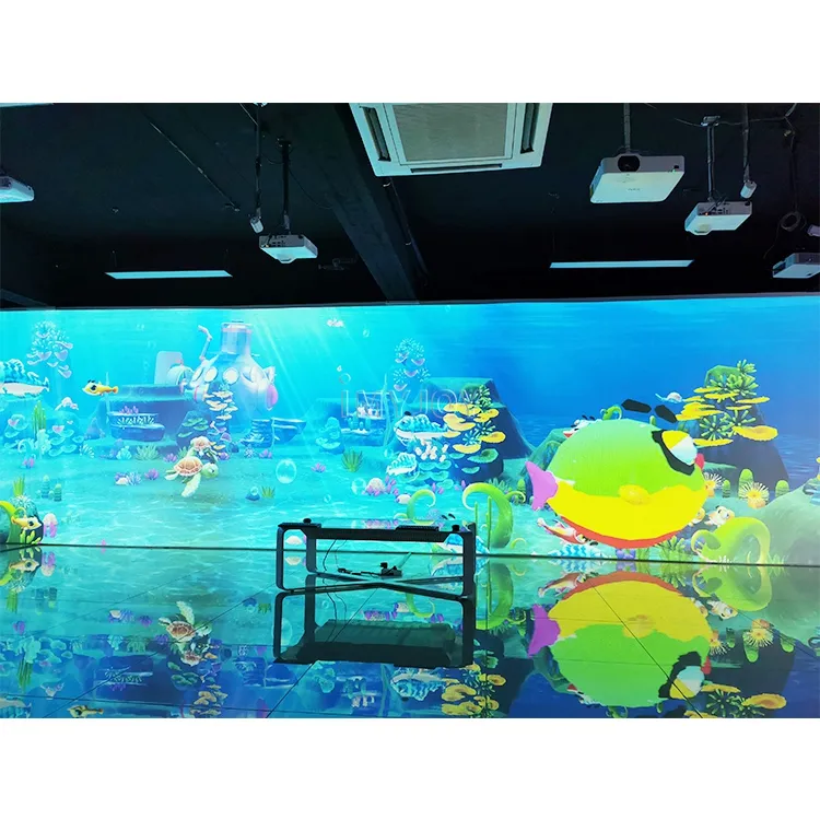 2021 New Interactive Drawing Interactive Wall Projection Game Interactive Wall Game Drawing for Kids