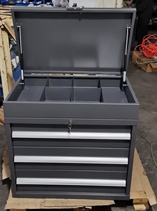 Gabinete de <span class=keywords><strong>herramientas</strong></span> montado en camión súper resistente personalizado, 3 cajones, Metal, 2,0mm de espesor, cofre de <span class=keywords><strong>herramientas</strong></span> de Tractor de acero - Product Image 3