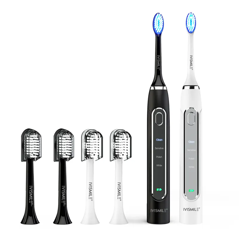 Sikat gigi listrik Bluetooth kualitas Premium dengan dukungan aplikasi sikat pengisi daya Usb tahan air Oral pemutih gigi