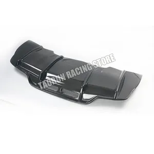 PSM Phong Cách Sợi Carbon Phía Sau Bumper Khuếch Tán Splitter Cho Benz W205 C200 C43 C63 C63s Amg Sedan & Wagon & Coupe 2015 - 2022 - Product Image 2