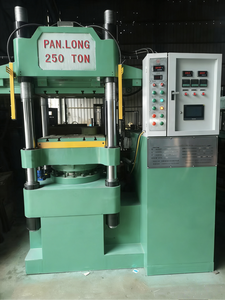 Presse hydraulique automatique 250T pour la fabrication de vaisselle <span class=keywords><strong>en</strong></span> mélamine bicolore, assiettes, bols, tuiles de mahjong et dominos - Product Image 2