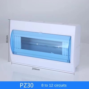 8-12 Circuits of Surface Mounted Plastic Household Waterproof and Dustproof Distribution Box <b>Switch</b> Box - Product Image 2