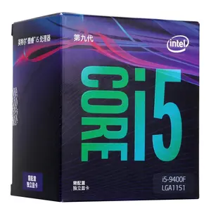 Nouveau processeur core i5 CPU 9e génération i5-9400f Six fils 65W 9M SRF6M/SRG0Z Cache LGA 1151 core i5 CPU 9400f
