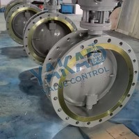 Edelstahl-Absperrklappe mit Metallsitz und Dreifach-Exzenter für Thermalöl- und Wärmetauschsysteme