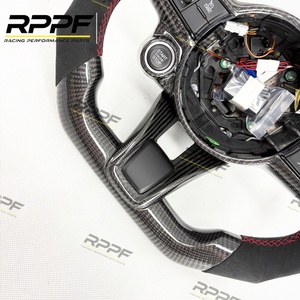 Volant sport personnalisé en cuir et fibre de carbone de haute qualité Rppf pour <span class=keywords><strong>Alfa</strong></span> <span class=keywords><strong>Romeo</strong></span> Giulia <span class=keywords><strong>Stelvio</strong></span> 2017 - Product Image 5
