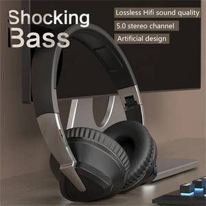 Écouteurs H3 <span class=keywords><strong>haut</strong></span> <span class=keywords><strong>de</strong></span> <span class=keywords><strong>gamme</strong></span>, <span class=keywords><strong>casque</strong></span> sans fil avec basses, réduction <span class=keywords><strong>de</strong></span> bruit, grand coussin d'oreille, <span class=keywords><strong>casque</strong></span> stéréo avec microphone - Product Image 6