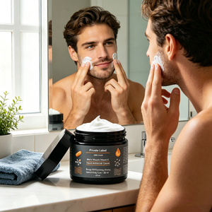 Crème hydratante pour le <span class=keywords><strong>visage</strong></span> à la vitamine C pour <span class=keywords><strong>homme</strong></span>, marque privée, ingrédients naturels, améliore les ridules, éclaircit, raffermit la <span class=keywords><strong>peau</strong></span> pour les soins quotidiens du <span class=keywords><strong>visage</strong></span> - Product Image 2