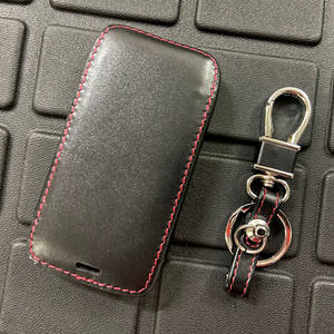 Étui de clé de voiture en cuir à coutures 3D pour Koleos pour Laguna 2 3 Megane 1 2 3 Sandero avec fermeture suspendue Boîte unique incluse - Product Image 2