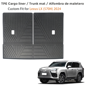 Custom Fit TPE Cargo Liner for Lexus LX (570H) 2024 | Waterproof All Weather <b>Trunk</b> Mat Anti-Slip Rear Cargo Protection - Product Image 2