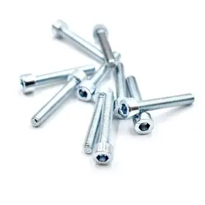 Buy M4 M5 M6 Carbon Steel Slotted Cheese Head Machine Screws with Zinc Plated Nickel Finish Pan Head Style GB Standard