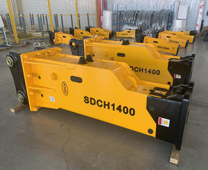 OEM Fábrica Preço Silenciado Tipo Caixa Hidráulica Disjuntor Demolição Martelo Rock <span class=keywords><strong>Breaker</strong></span> para 20 Ton Escavadeira - Product Image 3